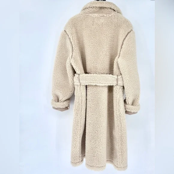 AKIRA REVE BORG TRENCH COAT - Picture 14 of 16